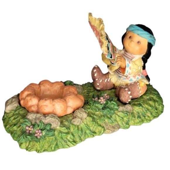 Other - Rare Vintage 1996 Enesco Friends of a Feather Incense burner Figurine  #188298